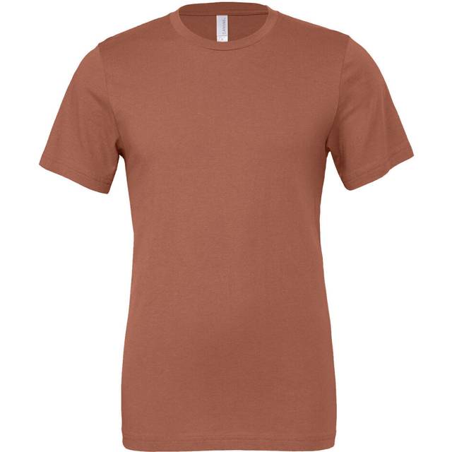 (XL, Terracotta) Bella + Canvas Unisex Jersey Crew Neck T-Shirt