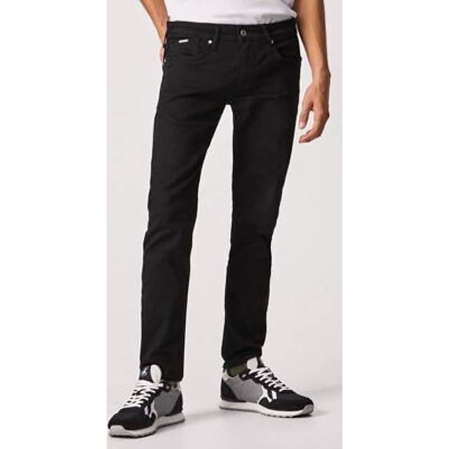 Pepe Jeans Hatch Slim Fit Low Waist Denim Jeans S92 Black