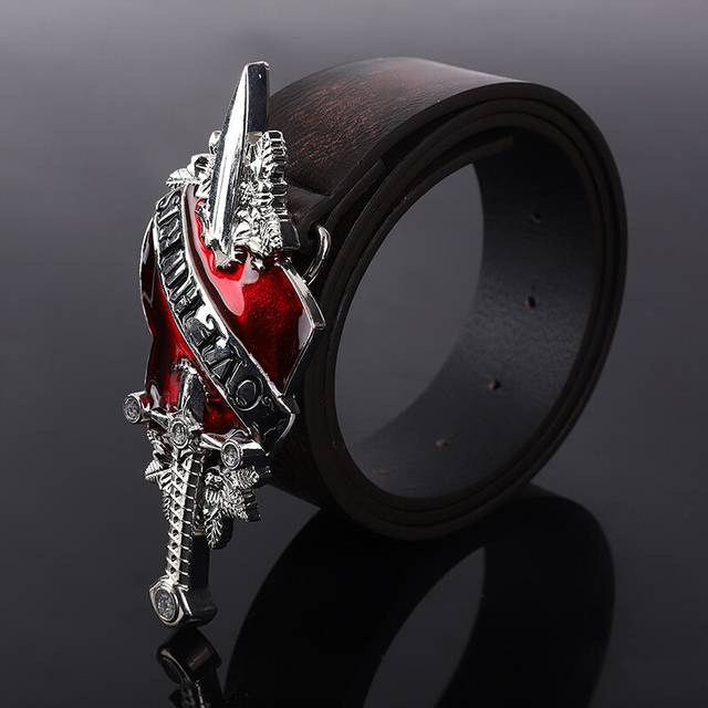 Stylish Unisex Faux Leather Belt With Metal Buckle Belt Paired With Jeans