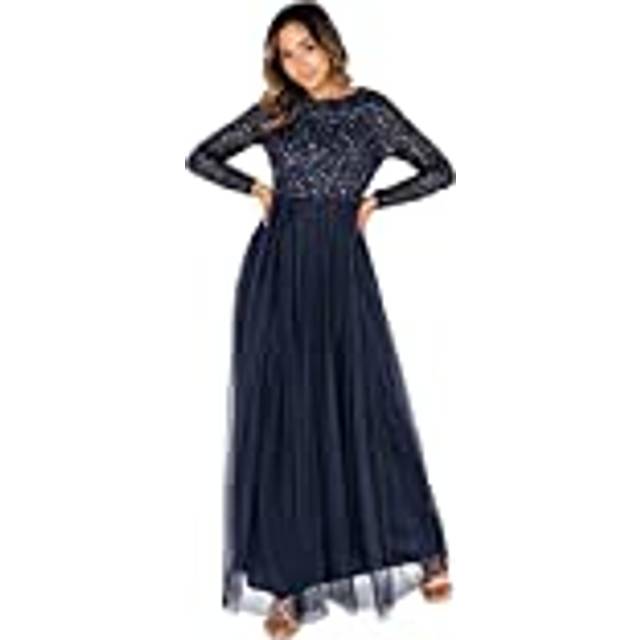Maya Deluxe Embellished Sequin Maxi Dress