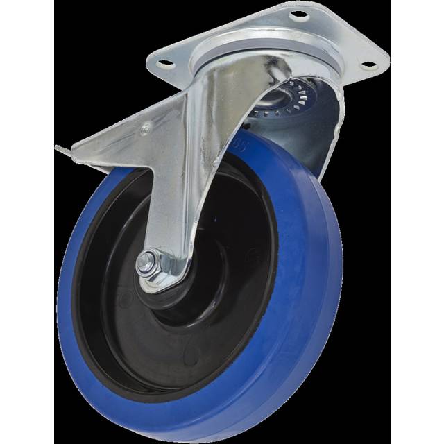 Castor Wheel Swivel Plate with Total Lock &#216;200mm