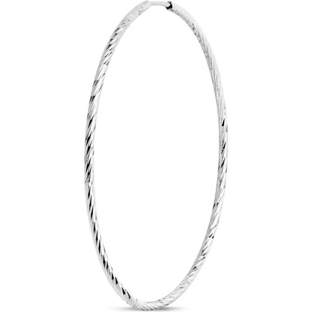Maria Black - 14kt white gold Liv hoop earring - unisex - 14kt White Gold - One Size - Silver