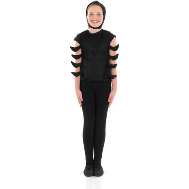 Sale kids black spider costume boys girls cheap book week halloween fancy dress