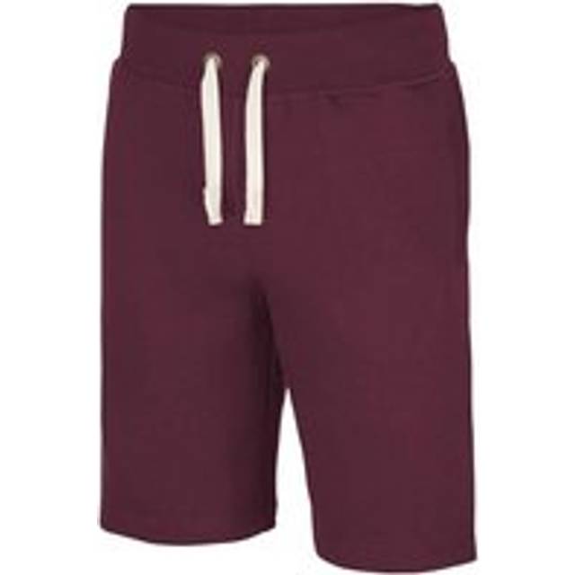 (30R, Burgundy) Awdis Mens Campus Casual Shorts