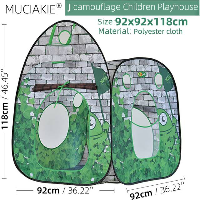 (J) 24 Types Children Playhouses Kids Indoor Outdoor Play Tents Portable Foldable Princess Prince Castle Gift Courtyard Garden House