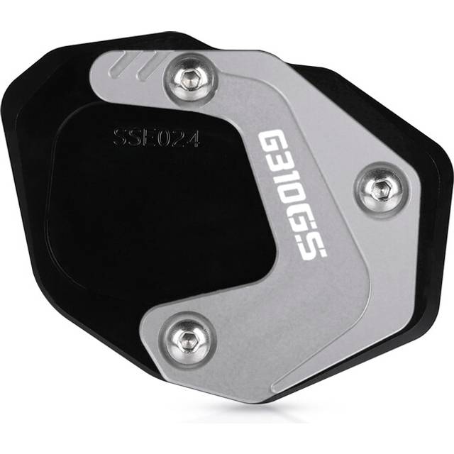 (black sliver logo) 2023 G310 GS G 310GS Motorcycle Kickstand Foot Side Stand Extension Pad