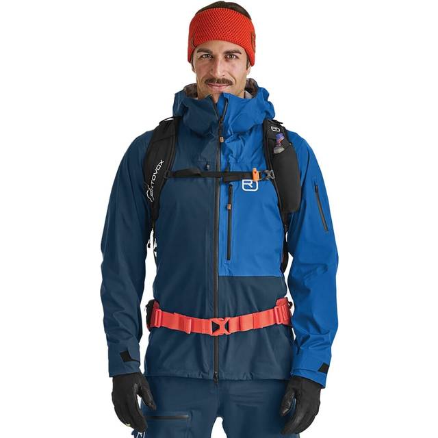 Ortovox 3L Ortler Jacket - Regnjacka - Herr Deep Ocean L