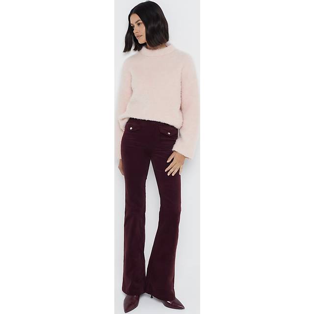 River Island Womens Red Corduroy Flared Jeans - 14S
