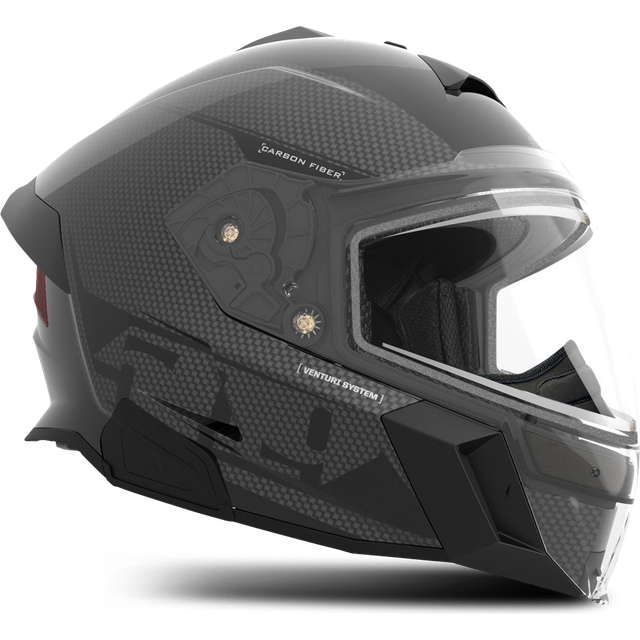 509 Delta V Carbon Commander Skoterhjälm Black Ops