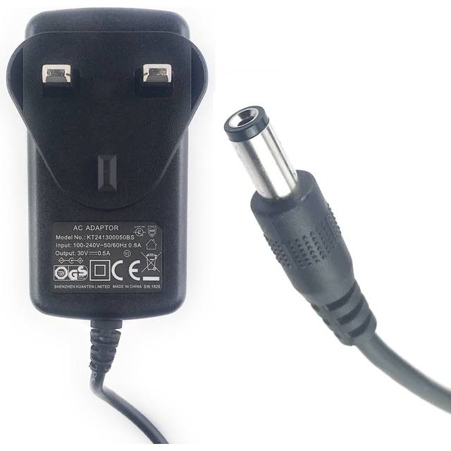 Charger uk for bosch athlet bch625ktgb/02 cordless vacuum battery hoover