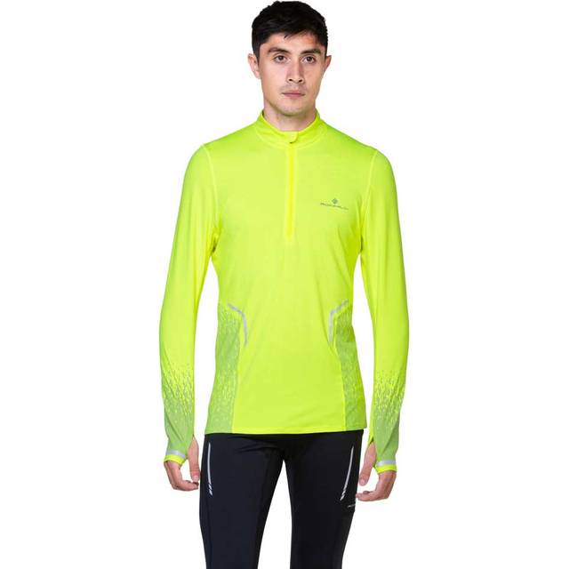 Ronhill Tech Reflect Running 1/2 Zip - Fluo Yellow/Reflect / X-Large