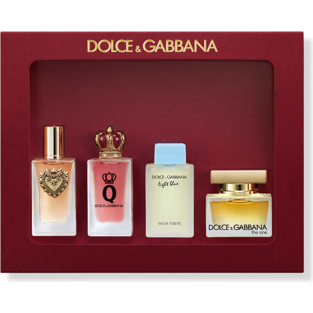 Dolce & Gabbana Miniature Gift Set 5ml Devotion EDP + 5ml Q EDP + 4.5ml Light Blue EDP + 5ml The One EDP