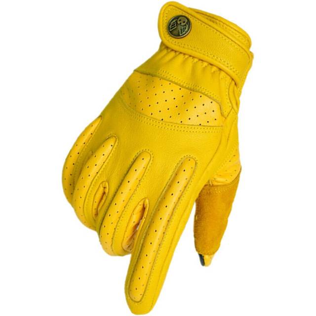 (605, M) Touch Screen Leather Motorcycle Scooter Gloves Breathable Protection Racing Motocross Glove Spring  Autumn Gloves For Men