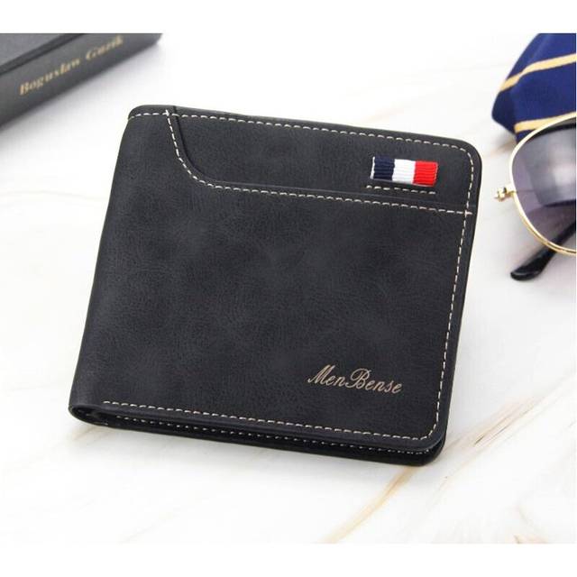 Men's wallet business wallet Tri-fold pu leather wallet short wallet multi-card wallet ???????