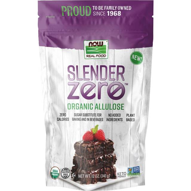 NOW Foods Slender Zero™ Allulos, Ekologiskt Pulver