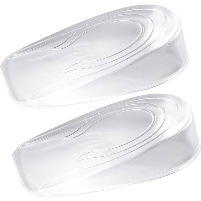 Silicone Gel Height Increase Shoe Insoles Heel Insert Pad Taller Lift Up 2CM