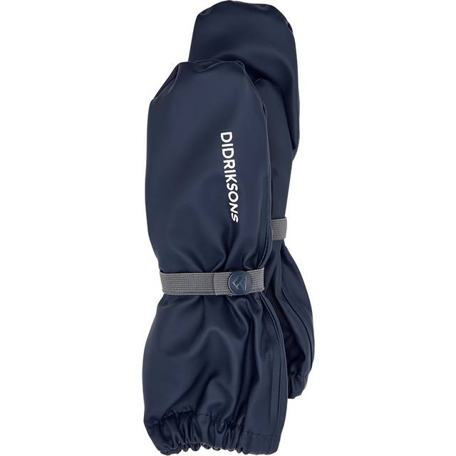 Didriksons Pileglove Fodrade Regnvantar, Navy, 0 år