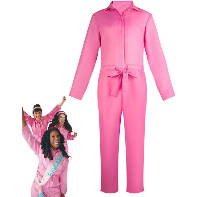 (Barbie Cheerleading, XXL) 2023 Movie Barbie Ken Cosplay Halloween Costume Uniform Mens Womens Fancy Dress
