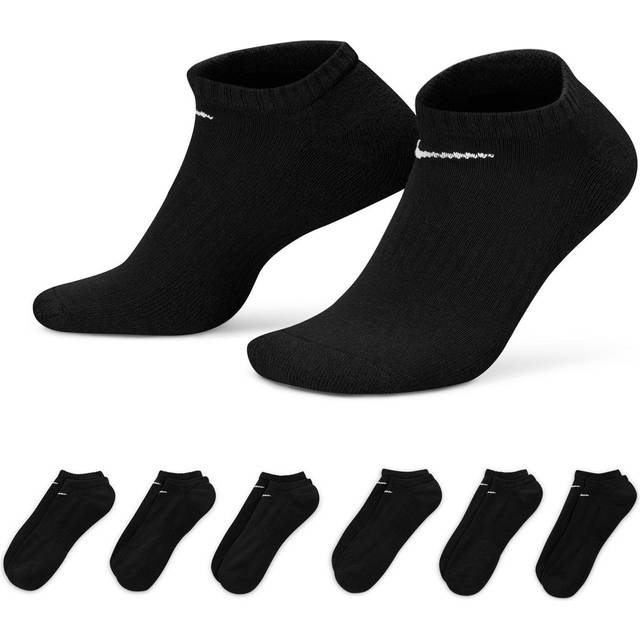 Nike Everyday No-Show Tennis Socks 6 Pack black, size: 46-50