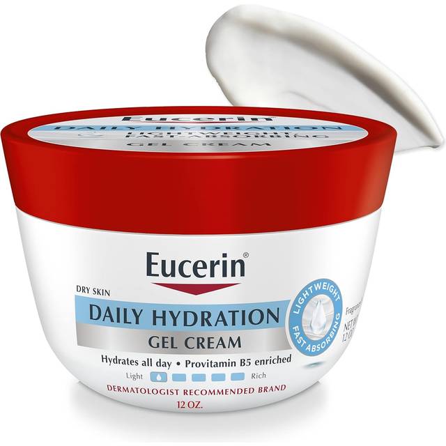 Eucerin, Daily Hydration Gel Cream, Unscented, 12 oz (340 g)