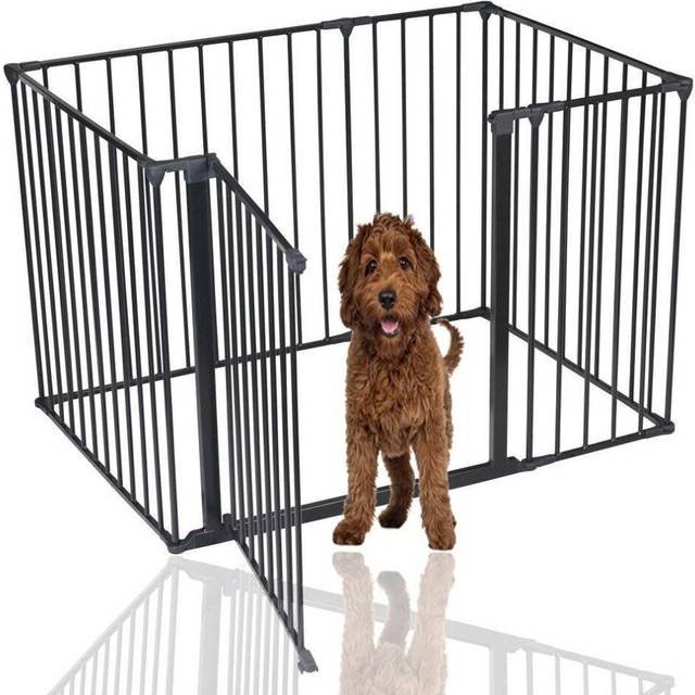 (Black, 72cm x 105cm) Bettacare Standard Height Indoor Pet Pen