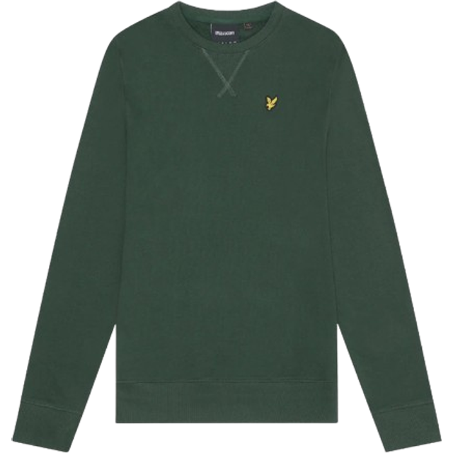 Men's Lyle & Scott Branded Argyle Teal Green Pull-over Sweatshirt - Size: 42