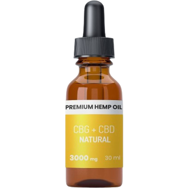 Premium CBG + CBD-olja 10% 1000-3000mg - 30 ml