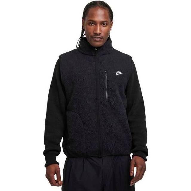 Nike Club – Svart fleeceväst-Svart/a