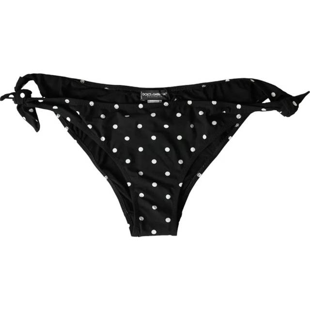 Black Polka Dot Swimwear Beachwear Bottom Bikini - IT4 | L