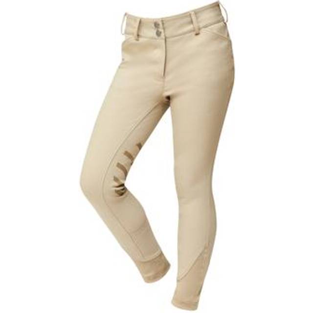 (25in, Beige) Dublin Childrens/Kids Prime Gel Knee Patch Breeches