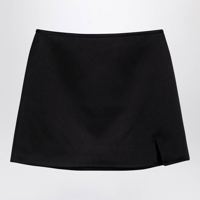 Marc Jacobs Women's Duchess Satin Skirt in Black | Size 6 | 2F4RSK045W10 (6)