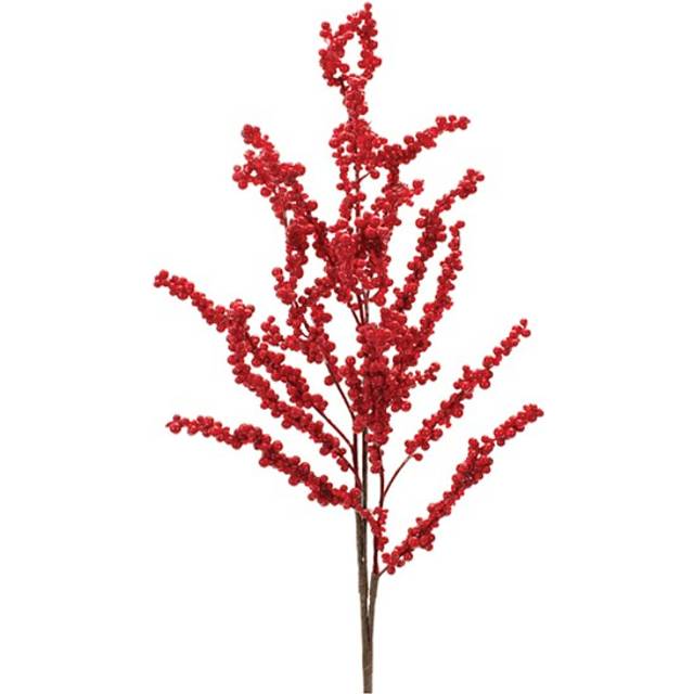 "Melrose Clustered Berry Artificial Christmas Twig Sprays - 28.5"""""""" - Red - Set of 6"