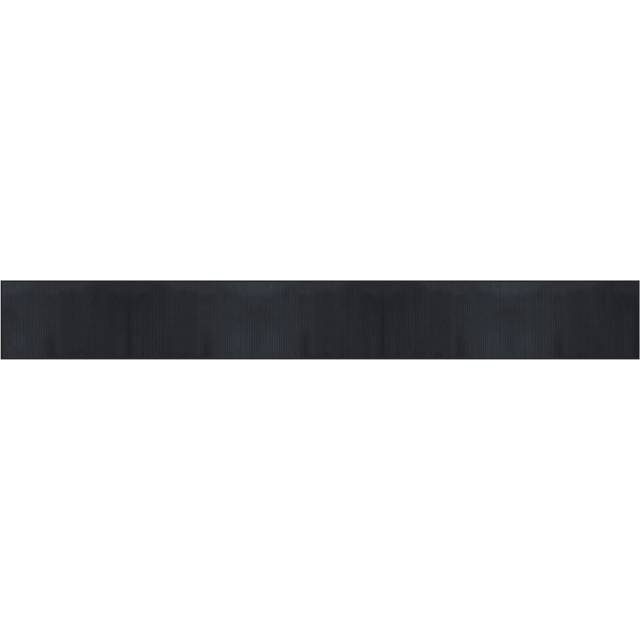 Rug Rectangular Black 60x500 cm Bamboo Vidaxl