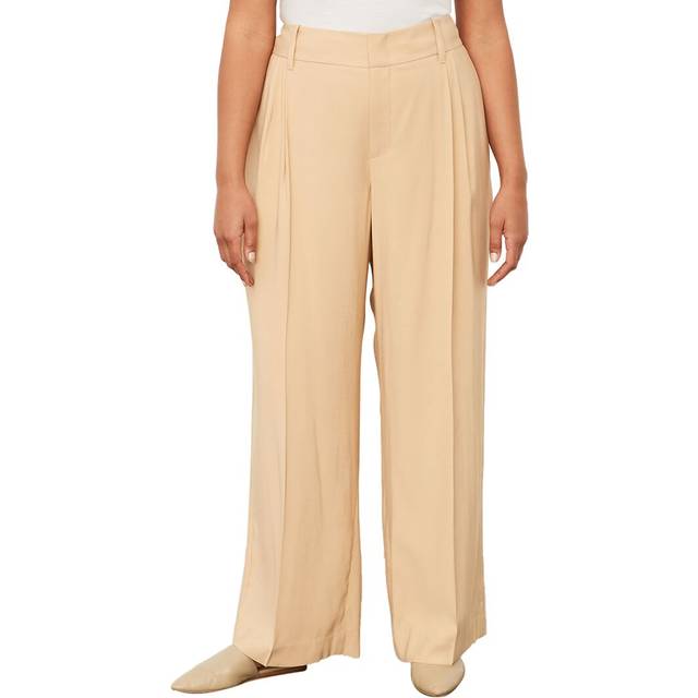 Vince Plus High Waist Pleated Trouser