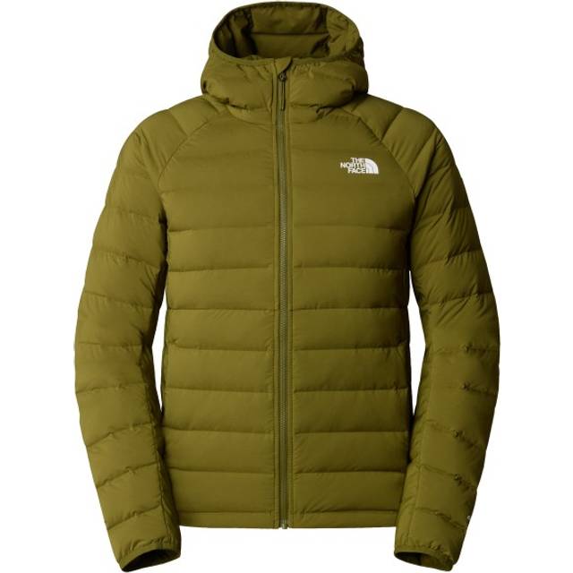 The North Face - Belleview Stretch Down Hoodie - Down jacket size S, olive