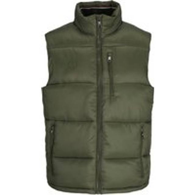 Sleeveless Puffer Jacket Jack & Jones Jprblueddie - Vert - L