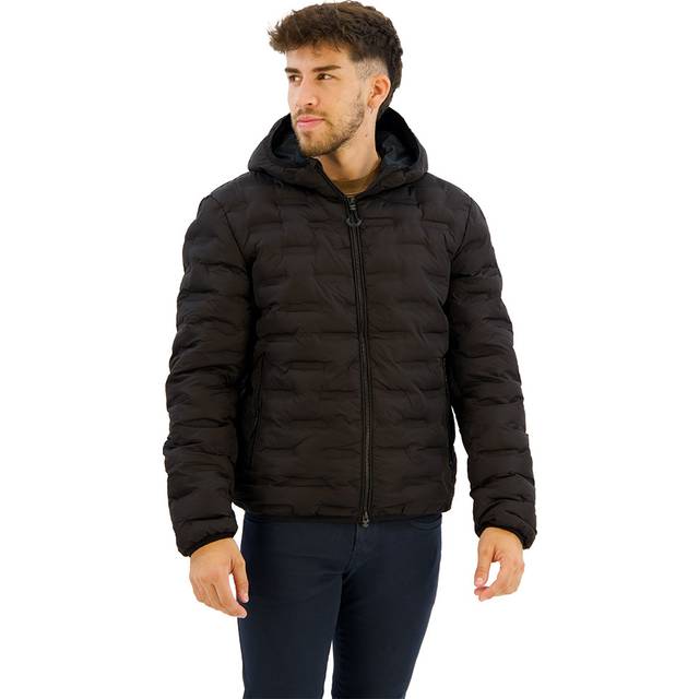 Replay, Jacka, Herr, 2Xl, Polyester, Svart Huva Dragkedja Jacka Höst/Vinter - black (2XL)