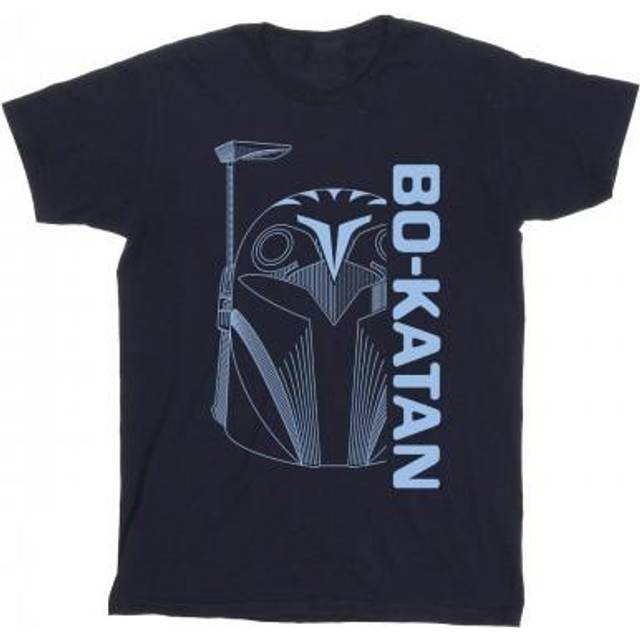 The Mandalorian Bo Katan Helm T-Shirt - Grey