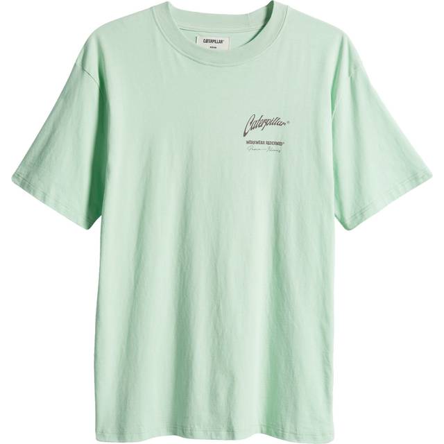 T-shirt Caterpillar Waves - Vert - XS