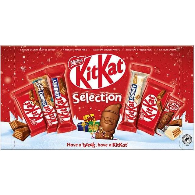 Kit-kat chocolate selection box 234g | classic, chunky, and flavored bars