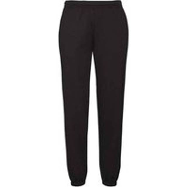 Classic Elasticated Hem Jogging Bottoms - Black - S