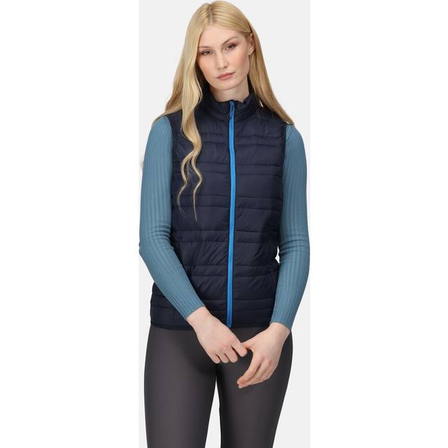 Regatta Professional Womens Firedown Down-touch Insulated Bodywarmer Navy French Blue, Size: 16