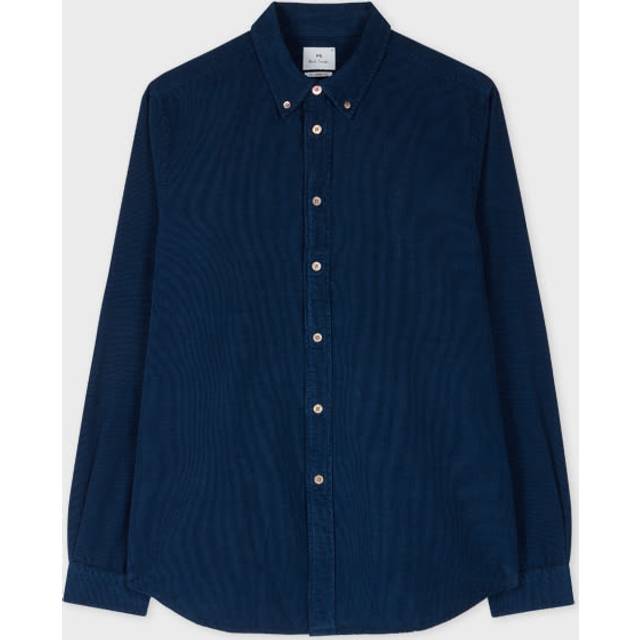 Paul Smith Corduroy Tailored Shirt Navy