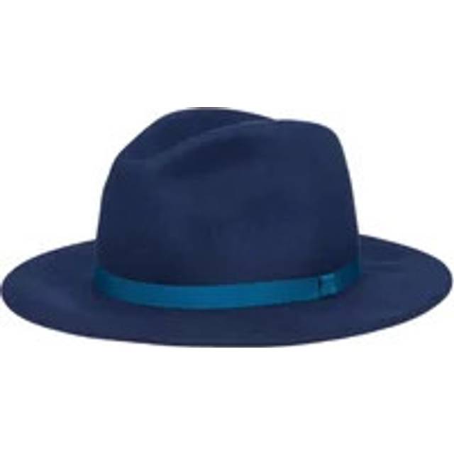 Paul Smith Women's Wool 'Swirl' Fedora Hat Blue - L