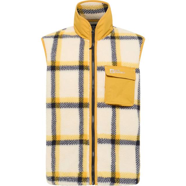 Jack Wolfskin Men’s fleece gilet Felslicht Check Vest Men S panna cotta panna cotta