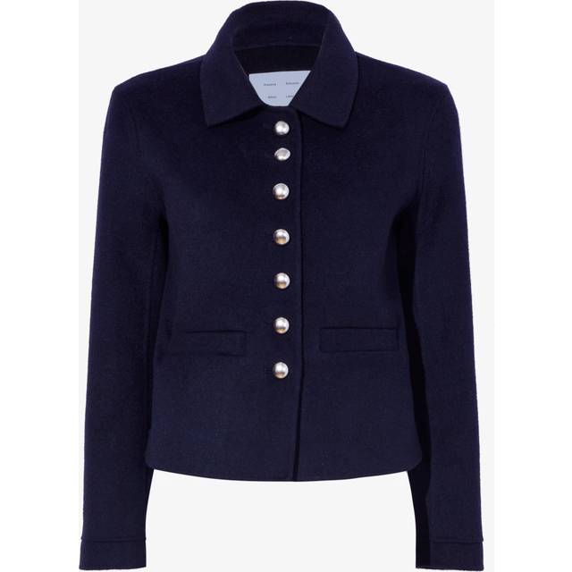 Emilie Double-Face Wool Jacket - INKBLACK - 4