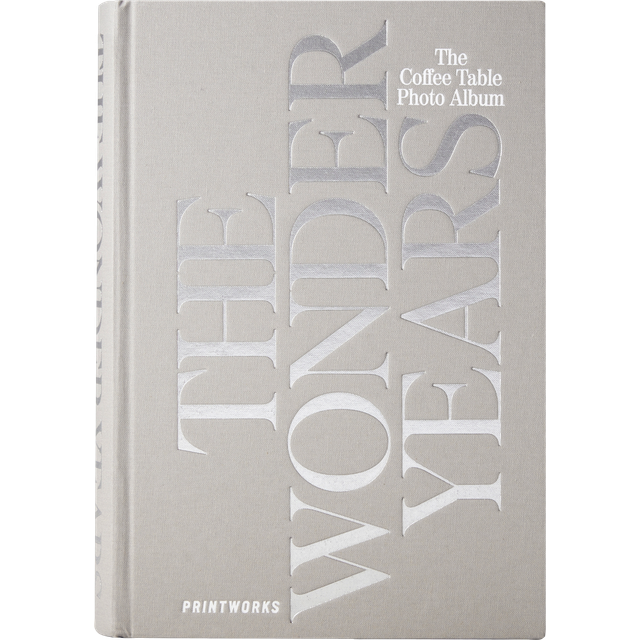 PRINTWORKS - Coffee Table Photo Book - The Wonder Years - Grå