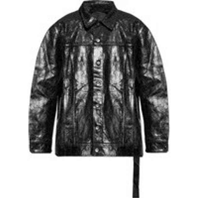 Rick Owens DRKSHDW Black Porterville Jumbo Worker Denim Jacket - 09 BLACK - M