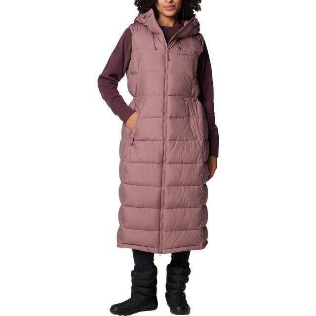 Columbia Women's Pike Lake Long Vest- - Red (L)