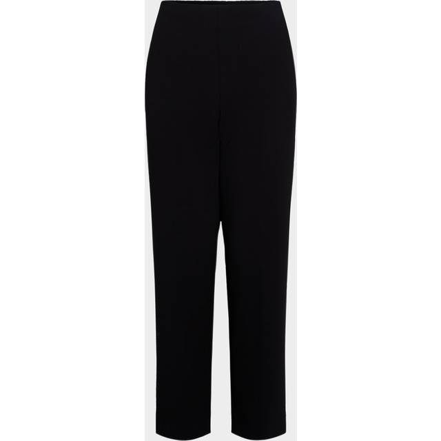 Velvet-Trim Pull-On Pant in Black - S